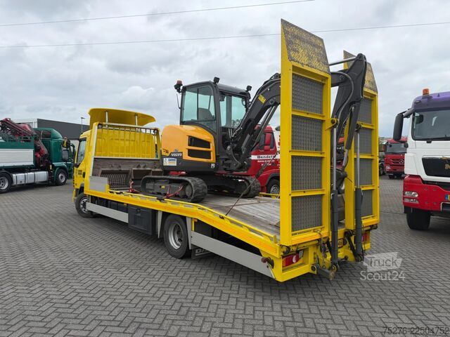 Bestelwagen autodrager DAF LF 45 Machinetransporter Hydraulic ramps 48.000 km