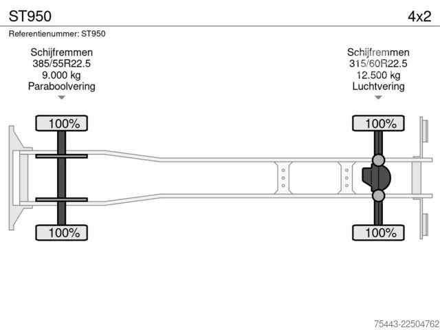 مركبة الاسترداد DAF XD 340 FA 4x2 19T - ST950 – Sleeper Cab - TraXo...