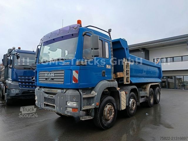 Kipper LKW MAN MAN TGA 35.430 / 8X4 / Meiller Mulde / German