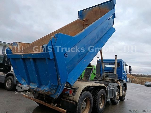 Kipper LKW MAN MAN TGA 35.430 / 8X4 / Meiller Mulde / German