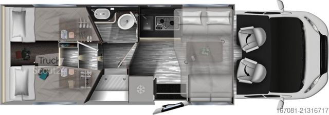 Autorulotă semi-integrată MOBILVETTA Kea P86 NB