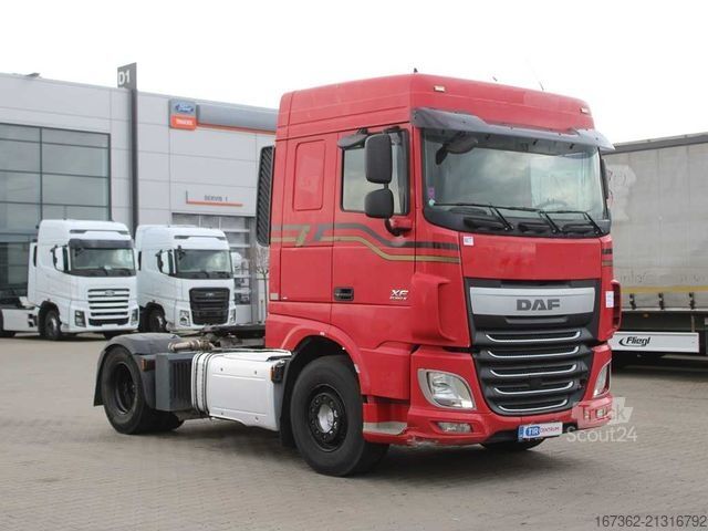 Standard tractor unit DAF XF 460 FT, EURO 6, RETARDER, HYDRAULIC