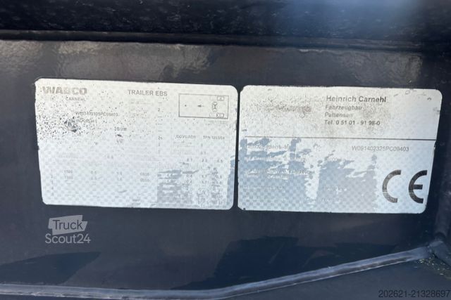 Billenős félpótkocsi CARNEHL Carnehl MCA 2H  sehr guter Zustand