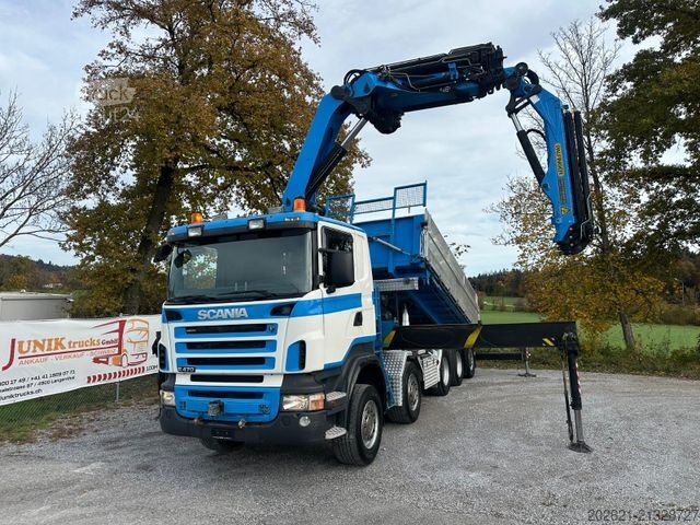 Autokran SCANIA R470 10x4 Palfinger 44002 JIP Seilwinde Kipper