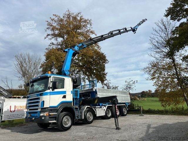 Autokran SCANIA R470 10x4 Palfinger 44002 JIP Seilwinde Kipper