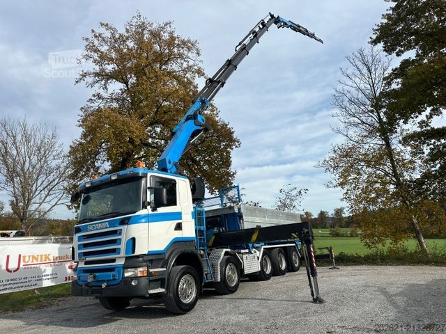Autokran SCANIA R470 10x4 Palfinger 44002 JIP Seilwinde Kipper