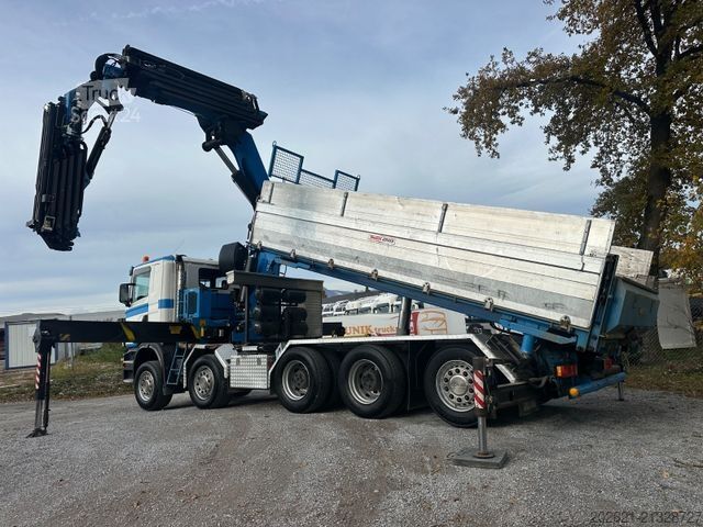 Autokran SCANIA R470 10x4 Palfinger 44002 JIP Seilwinde Kipper
