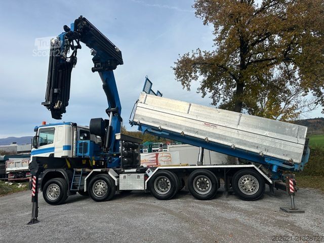 Autokran SCANIA R470 10x4 Palfinger 44002 JIP Seilwinde Kipper