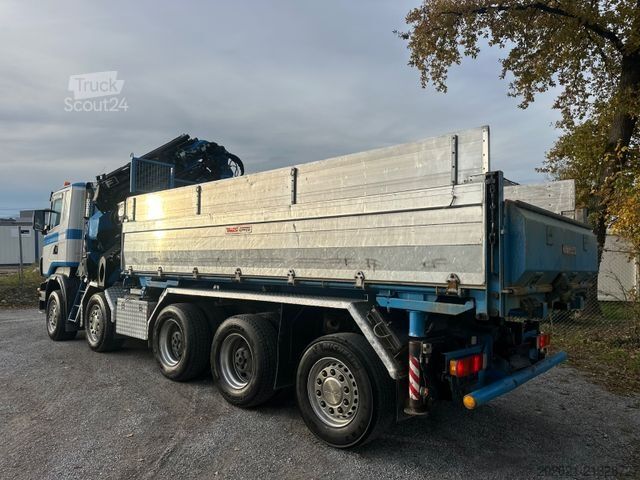 Autokran SCANIA R470 10x4 Palfinger 44002 JIP Seilwinde Kipper