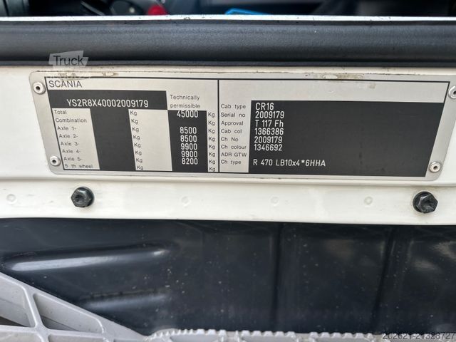 Autokran SCANIA R470 10x4 Palfinger 44002 JIP Seilwinde Kipper