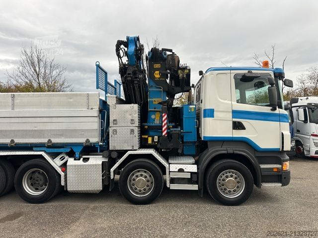 Autokran SCANIA R470 10x4 Palfinger 44002 JIP Seilwinde Kipper