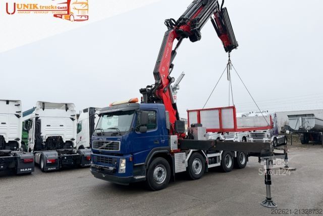 Autokran VOLVO FH 440 8x4 Fassi F800 6+6+2 SZM+Pritsche
