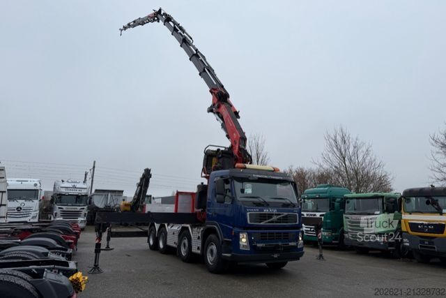 Autokran VOLVO FH 440 8x4 Fassi F800 6+6+2 SZM+Pritsche