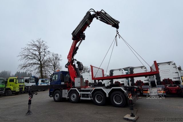 Autokran VOLVO FH 440 8x4 Fassi F800 6+6+2 SZM+Pritsche