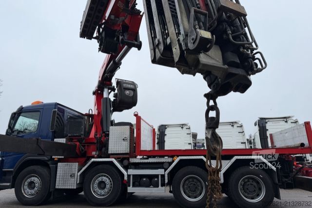 Autokran VOLVO FH 440 8x4 Fassi F800 6+6+2 SZM+Pritsche