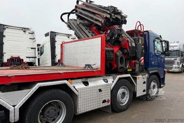 Autokran VOLVO FH 440 8x4 Fassi F800 6+6+2 SZM+Pritsche