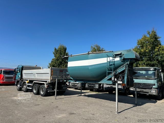 Camión volquete MAN TGS 35.480 8x4 Wechselsistem Kipper Silo