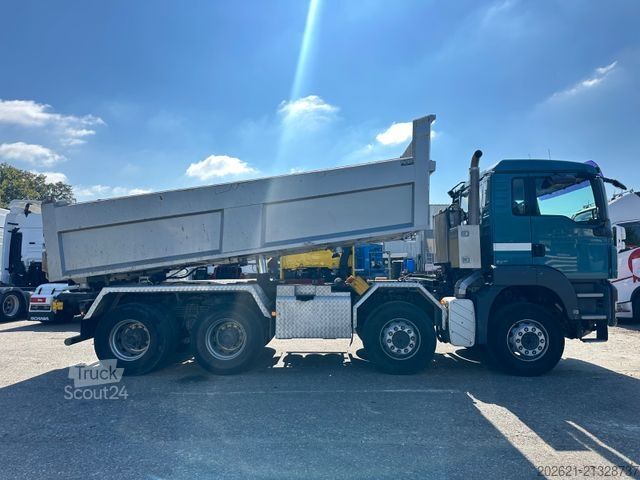 Camión volquete MAN TGS 35.480 8x4 Wechselsistem Kipper Silo