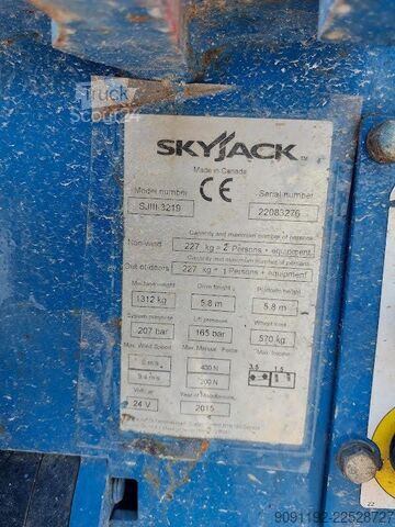 رفع المقص SkyJack SJIII 3219