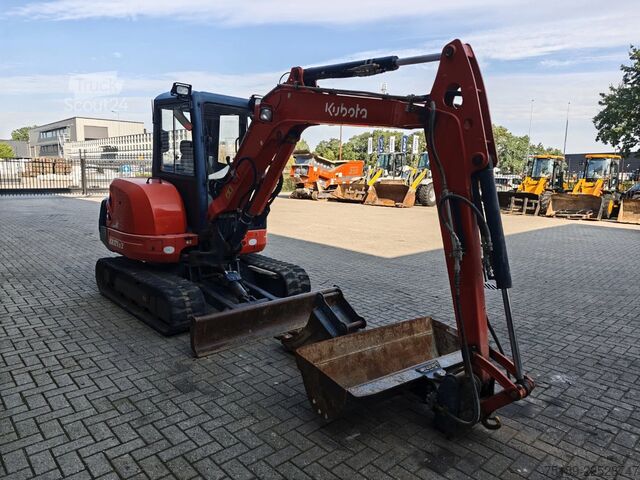Minibagger Kubota KX 121-3 2 Buckets 2 Pieces!