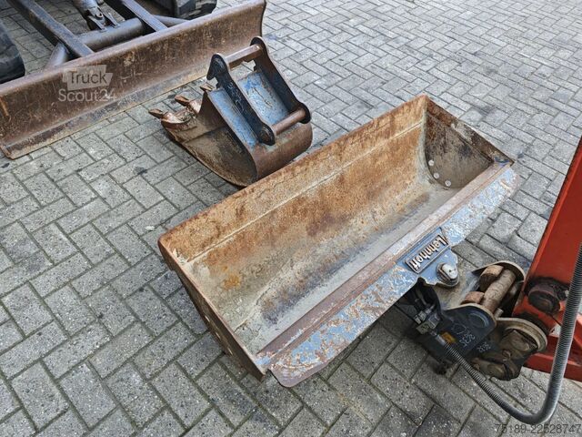 Minibagger Kubota KX 121-3 2 Buckets 2 Pieces!