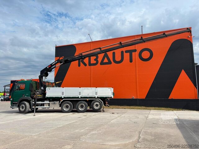 Tippbil med kran Volvo FM 450 8x4*4 HIAB 192E-5 / BOX L=6157 mm