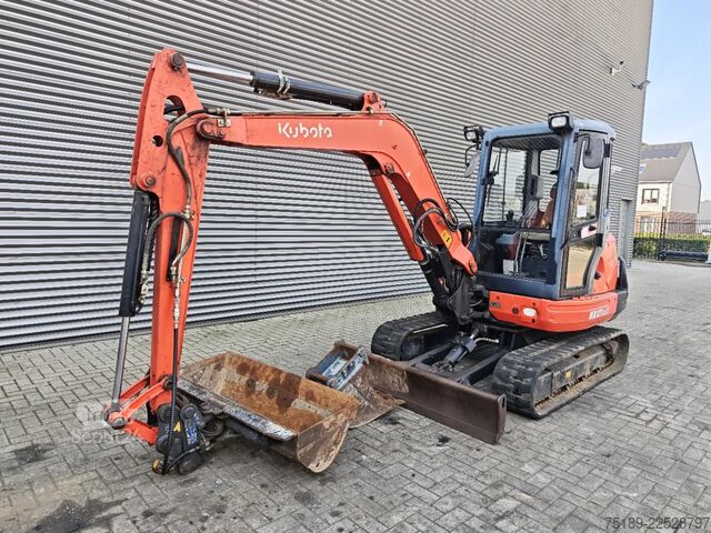 Minigraver Kubota KX 121-3 2 Buckets 2 Pieces!