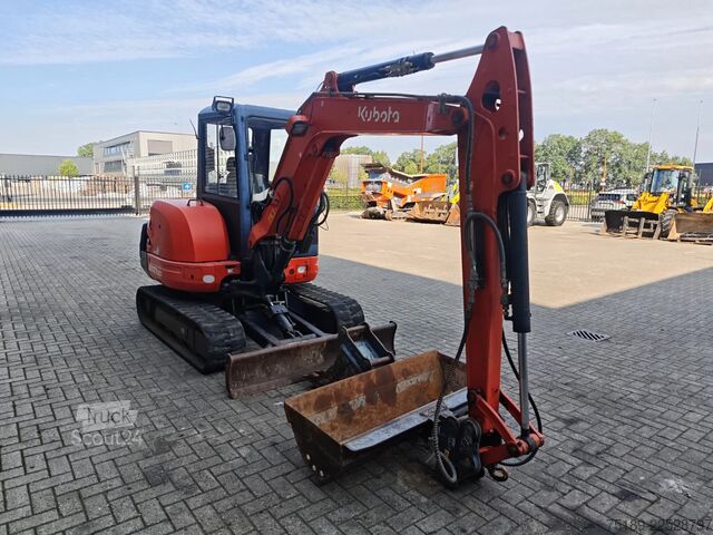 Minigraver Kubota KX 121-3 2 Buckets 2 Pieces!