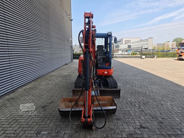 Minigraver Kubota KX 121-3 2 Buckets 2 Pieces!