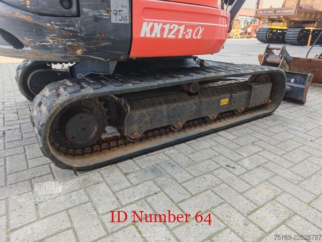 мини-экскаватор Kubota KX 121-3 2 Buckets 2 Pieces!
