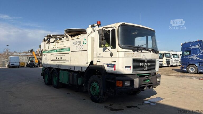 Piesūces transportlīdzeklis MAN 26.322 (13500 L / 6X4 / POMPE MANUELLE / MANUAL...