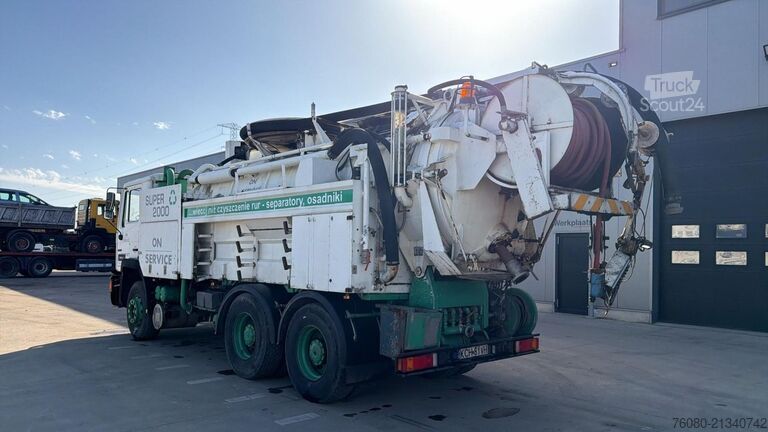 Piesūces transportlīdzeklis MAN 26.322 (13500 L / 6X4 / POMPE MANUELLE / MANUAL...