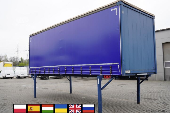 Plane Krone curtainsider / BDF / 18 EPAL / new tarpa