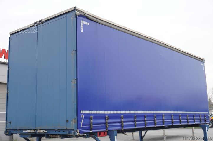 Plane Krone curtainsider / BDF / 18 EPAL / new tarpa