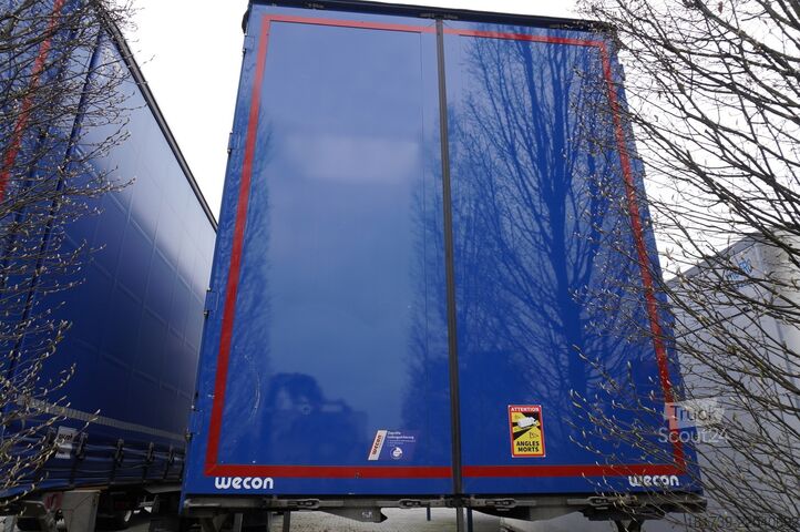 Planenaufbau Wecon 19 EPAL curtainsider superstructrure