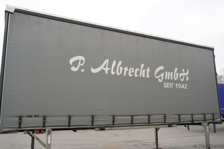 Aufbau mit Plane Gniotpol curtainsider / BDF / 19 EPAL