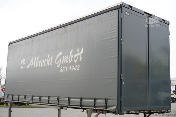 Aufbau mit Plane Gniotpol curtainsider / BDF / 19 EPAL