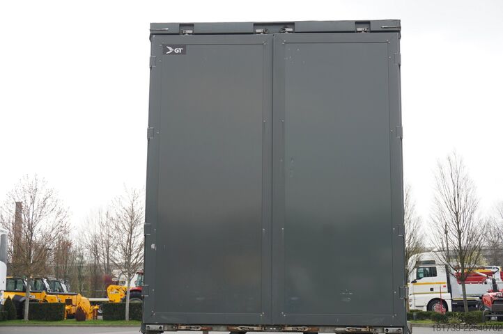 Aufbau mit Plane Gniotpol curtainsider / BDF / 19 EPAL