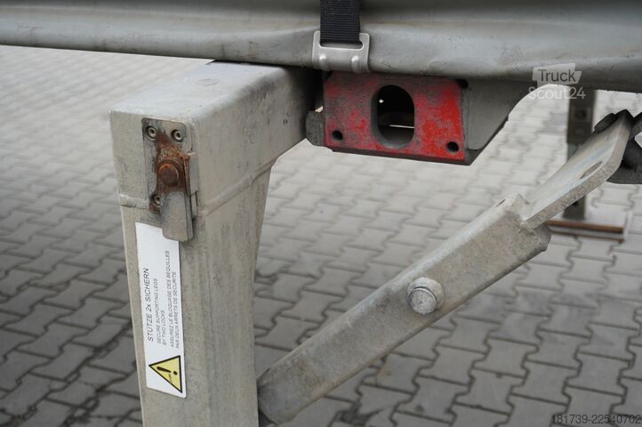 Aufbau mit Plane Gniotpol curtainsider / BDF / 19 EPAL