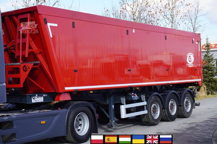Tiptrailer GRAS GS 35.5t tipper semi-trailer / 48 m3