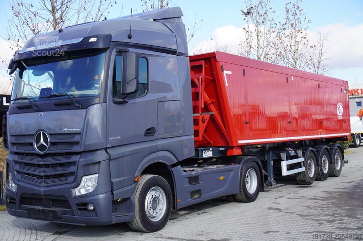 Tiptrailer GRAS GS 35.5t tipper semi-trailer / 48 m3