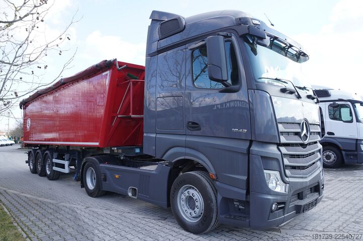 Tiptrailer GRAS GS 35.5t tipper semi-trailer / 48 m3