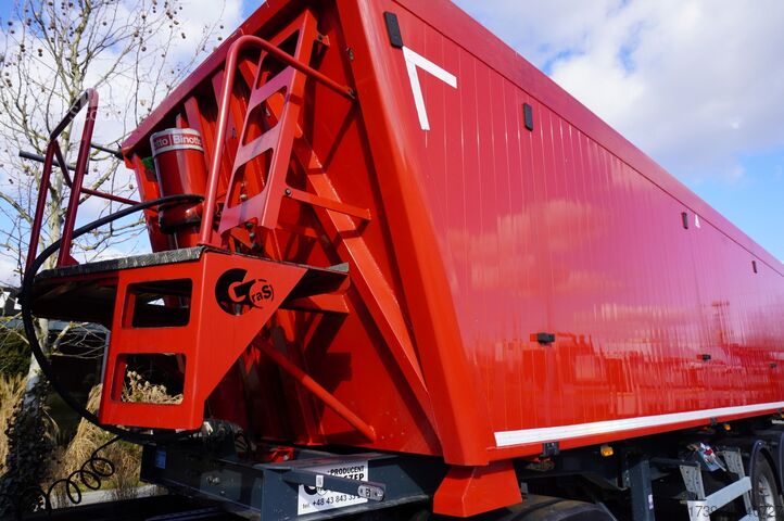 Tiptrailer GRAS GS 35.5t tipper semi-trailer / 48 m3