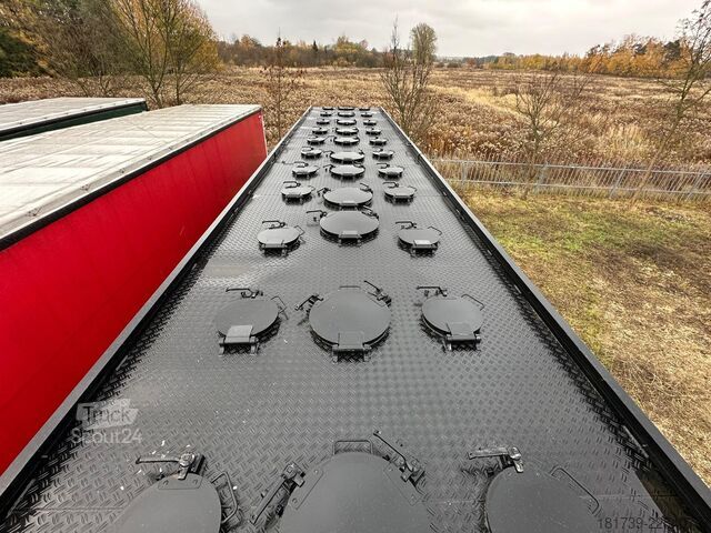 Tiptrailer KEMPF SKM AK unloader 4 chambers with lower ch
