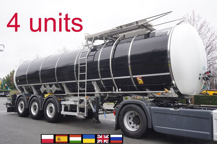 Sættevogn til farligt gods Lag O-3-ST L4BH bitumen semi-trailer / ADR