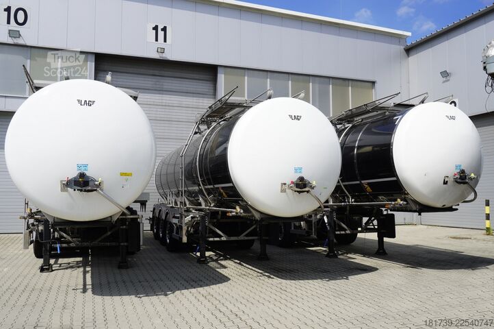 Bituminøs sættevogn Lag O-3-ST L4BH bitumen semi-trailer / ADR