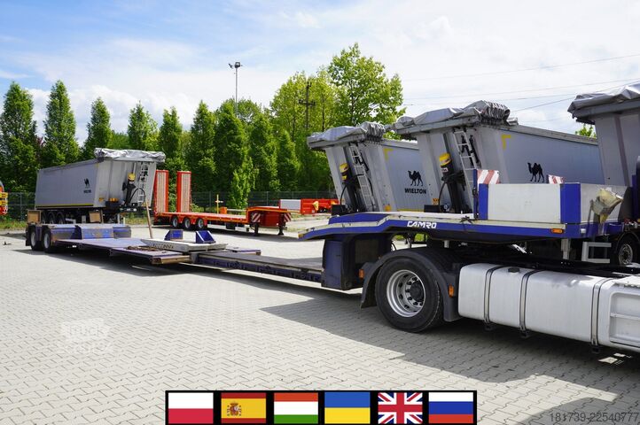Niskopodna platforma CAMRO CN 26.20B low-bed semi-trailer/ Tiefbett
