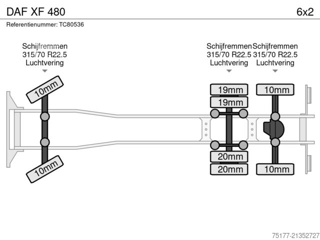 BDF-systeem DAF XF 480