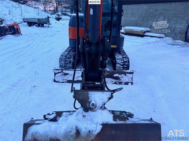 Mini ekskavatör Doosan DX50Z-7 mini excavator – 3 buckets – swing boom –