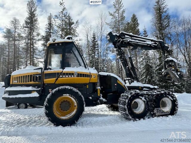Aratógép Ponsse Ergo Harvester with H7 Head and Ilsbo Brush Cutter